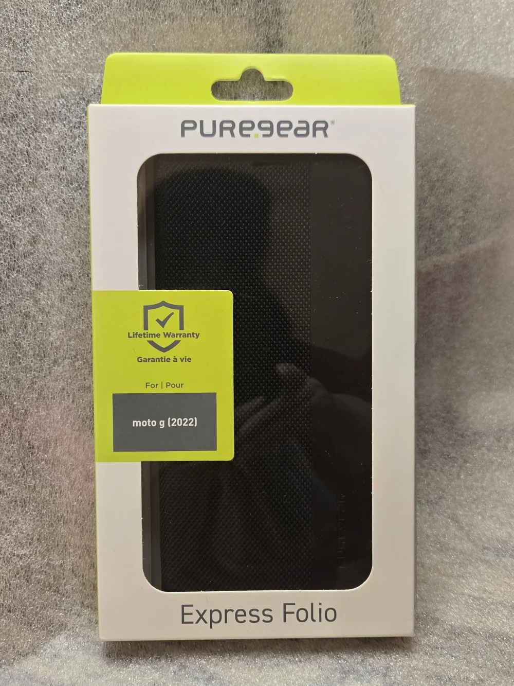 Express Folio Case for moto g (2022) - Black
